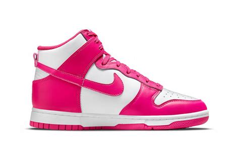 nike dunks high hot pink